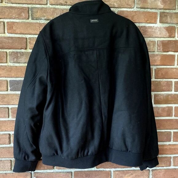 Calvin Klein Bomber Jacket Black XL - Picture 6 of 12